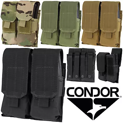 Condor MA4 Tactical MOLLE PALS Modular Closed Top Double Rifle Magazine Pouch • $15.95