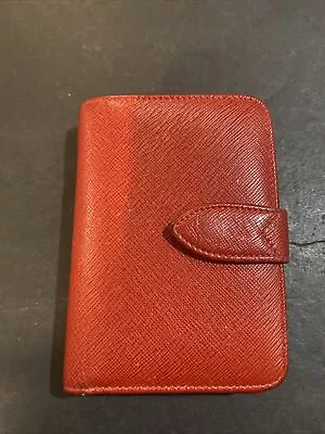 Vintage Coach Red Leather Bifold Wallet • $69.99