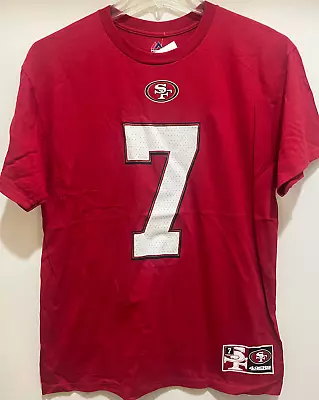 COLIN KAEPERNICK 49ers Men's Red Color T-shirt - Officially Licensed - Majestic • $19.99