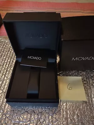 Movado Watch Presentation Box Empty With Booklet #6 • $17