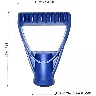 Replacement D Handle Spade Fork Shovel Shaft Repair Strong Plastic Grip Garden • £5.49