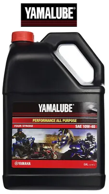 YAMAHA YAMALUBE All-Purpose MX 4-Stroke Engine Oil 10W40 SAE LUB-10W40-AP-04 • $45.90