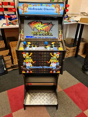 £705 • Buy 2 Player Arcade Machine- 80s Classics Themed Arcade Machine - 8000 GAMES 