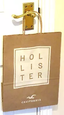 Hollister ~ Genuine ~ Medium Gift Bag / Strong Paper Shopper With Handles ~ New • £4