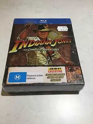 $63 • Buy Indiana Jones The Complete Adventures JB HiFi Exclusive Bluray Boxset Brand New