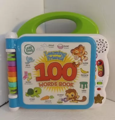 VTech Leapfrog Learning Friends 100 Words Electronic English Spanish Toy Book • $12.47