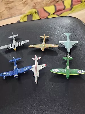 Diecast Planes Lot Of 6 Vintage Diecast Planes Jets Early 2000's  • $0.99