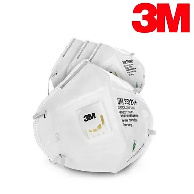5 PACK 3M 9502V+ Protective Disposable Face Mask Cover NIOSH Respirator KN95 N95 • $12.88