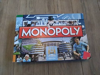 Manchester City Monopoly 2012. Boxed Complete With Manual MCFC  • £17.99