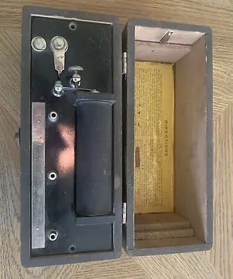 Antique McIntosh Chicago Faradic Battery Quack Medical Electric Shock With Box • $133.97