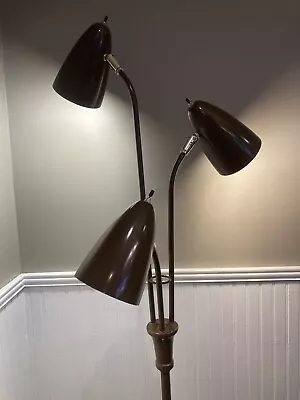 Gerald Thurston MCM Triple Pole Floor Lamp Lightolier Retro Vintage Mid Century • $120