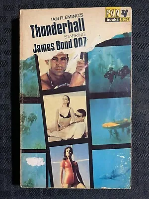 1966 THUNDERBALL By Ian Fleming VG 4.0 15th Pan X201 Paperback • $10.25