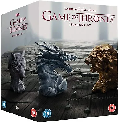 Game Of Thrones Season 1-7 Complete Tv Series 1 23456 7 Box Set Sealed Uk R2 Dvd • £51.99