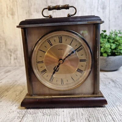 £19.95 • Buy Vintage Metamec Clock Mantle/Carriage Wood & Marble, Kienzle Non Runner