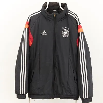 Vintage Germany World Cup Puffer Jacket Adidas Managers Jacket 1990s Rare • £54