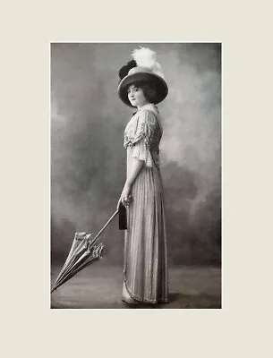 Edwardian Fashion Plate From Gallery Of Fashion • £16