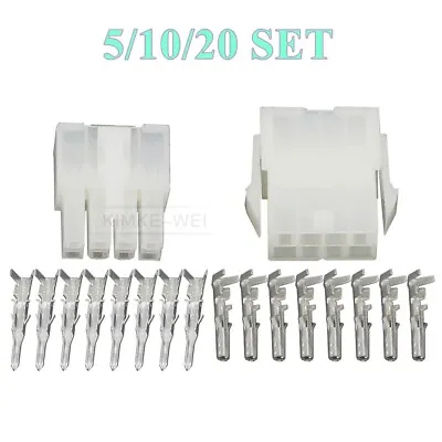 8 Pin Molex Mini-Fit Jr 5557/5559 4.2mm Connector Male Female Sets • $5.59