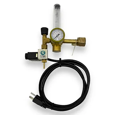 Grow1 CO2 Regulator Emitter System With Solenoid Valve Flowmeter. • $70