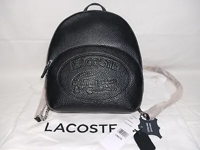 Lacoste Genuine Leather Backpack New And Authentic/Women • £205.82