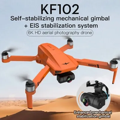 KF102 GPS Drone 4K 8K Profesional FPV HD Camera Drones 2-Axis Gimbal Brushless • $139.99