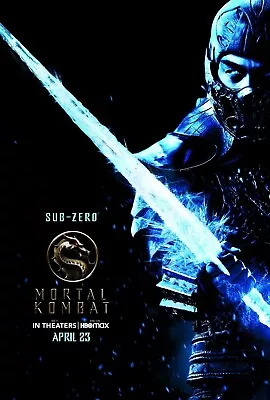 New Mortal Kombat Cinema Movie Print Premium Poster Wall Art Size A5-a1 • $19