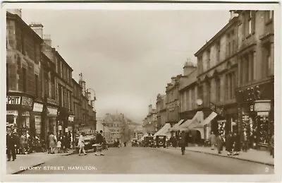 QUARRY STREET HAMILTON - Lanarkshire Postcard • £9