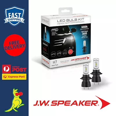 JW Speaker H7 LED Globes H7 LED Headlight Kit H7 LED Headlight Globes 999007 • $134.99