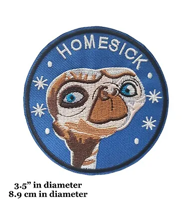 ET Movie Character Homesick Saying Embroidered Iron On Patch • $4.99