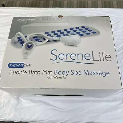 SereneLife Bubble Bath Mat Body Spa Massage With Warm Air Brand New • $97