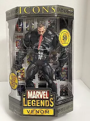 Marvel Legends ICONS Venom Unmasked 12in. Figure W/special Book 2006 Toy Biz • $53.95