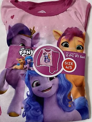 My Little Pony Girls 2 Pc Flannel Pajama Set Multiple Sizes New #522 • $12.99