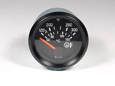 VDO 310-915 300°F /150°C Gear Temp Gauge Black - Electrical 2 1/16 (52mm) Dia • $31.04