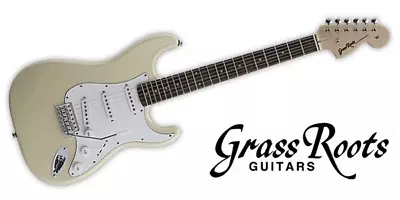 GrassRoots G-ST-SC/R Vintage White Stratocaster Type Electric Guitar • $620