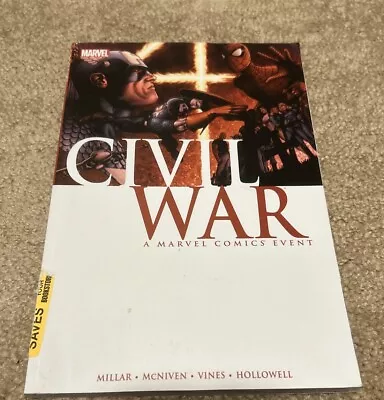 Marvel Civil War Deluxe Hardcover-OOP-Good Condition • $30