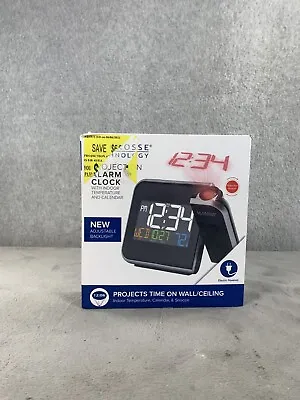 W85923 La Crosse Technology Projection Alarm Clock With Indoor Temperature • $24.98