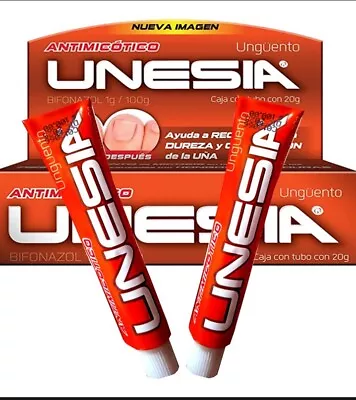 2 PACK UNESIA Cream Anti Fungal Unas De Manos Y Pies Foot Nail Fungus • $34.99
