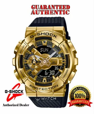 Casio G-Shock GM110G-1A9 Gold Bezel Analog-Digital Watch • $174