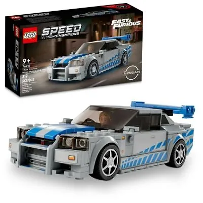 $59.95 • Buy LEGO Speed Champions - 2 Fast 2 Furious Nissan Skyline GT-R (R34) (76917)