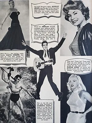 Rare 1959 Star Magazine Diana Dors Elvis Presley Jayne Mansfield Joan Collins • £6.50