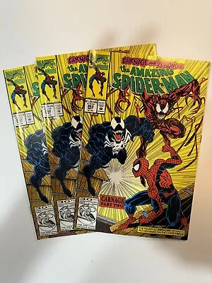 Amazing Spider-Man #362 2nd Full Carnage App - Marvel Comics 1992 - Lot Of 3 • $29.99