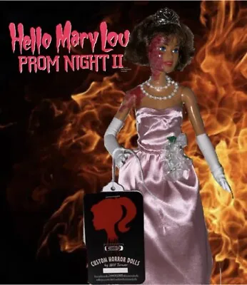 Hello Mary Lou: Prom Night 2 CUSTOM HORROR DOLL OOAK 12” Figure Mary Lou Maloney • $64.99