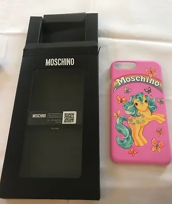 SS18 Moschino Couture Jeremy Scott Pink My Little Pony CASE FOR IPhone 6/7 PLUS • $75