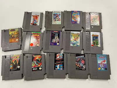 Lot Of 14 NES Games - Super Mario/Duck Hunt Castlevania Goonies II PLUS MORE • $1