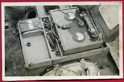 WW2 British Airborne Magnetic Mine With Testing Equipment Original Photo #2 • $9.99