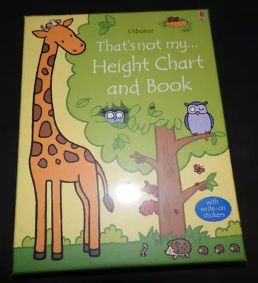 USBORNE That's Not My Height Chart And Book With Write On Stickers 6.5' Growth • $12