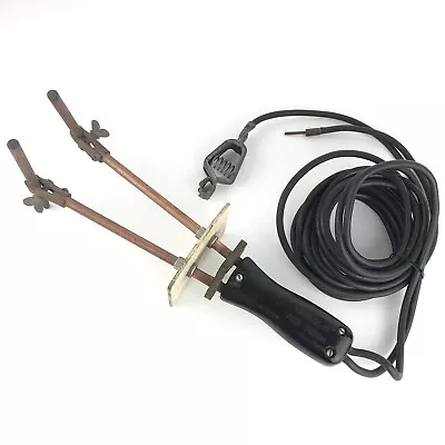 Vintage Lincoln Carbon Arc Torch With 10' Welder Cable Cord Brazing Old Tool • $200