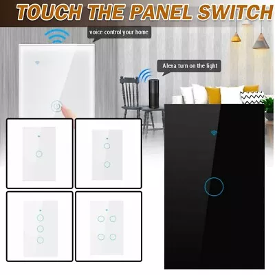 $29.69 • Buy WiFi Smart Life Touch Light Switch For Alexa Google Home NO Need Neutral Wire
