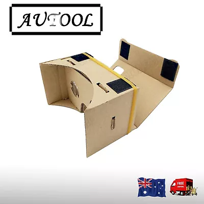 3D Google Cardboard Glasses VR Virtual  Reality For Mobile Phone Headset • $4.36