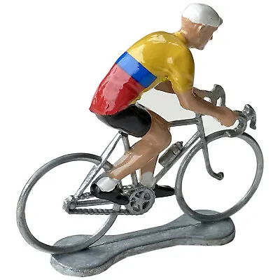 £11.95 • Buy Columbian Jersey Cycling Model Die Cast Metal Cyclist Figure Bernal Quintana 