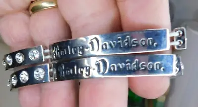 HARLEY DAVIDSON Licensed Product~ Stretch Rhinestone Bracelet~ Harley Davidson • $27